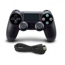 Controller SIKS® compatibil cu PS4, cu fir, doua motoare, negru