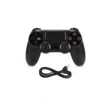 Controller SIKS® compatibil PS4, fara fir, wireless, cu cablu USB, negru