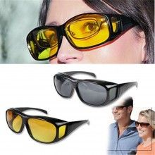 Ochelari pentru condus EDAR®, set din 2 bucati, ochelari de zi si de noapte unisex