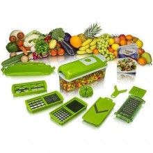 Razatoare multifunctionala EDAR® cu 11 moduri de taiere, ideala pentru fructe si legume, verde