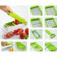 Razatoare multifunctionala EDAR® cu 11 moduri de taiere, ideala pentru fructe si legume, verde