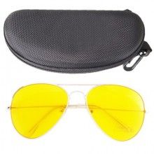 Set complet Ochelari de condus SIKS® polarizati de zi si de noapte cu 2 tocuri cadou