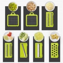 Razatoare multifunctionala EDAR® pentru legume, fructe, branzeturi, gri/verde Razatoare multifunctionala EDAR® pentru legume, fructe, branzeturi, gri/verde