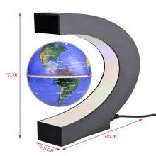 Glob magnetic SIKS® plutitor, glob pamantesc levitant, lumini led