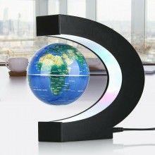 Glob magnetic SIKS® plutitor, glob pamantesc levitant, lumini led
