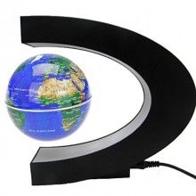Glob magnetic SIKS® plutitor, glob pamantesc levitant, lumini led