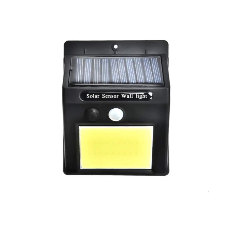 Lampa LED SIKS® cu incarcare solara, patrata, cu iluminare COB