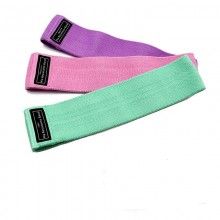 Set 3 benzi elastice EDAR® pentru fitness, 3 niveluri de rezistenta