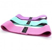 Set SIKS® 3 benzi pentru fitness, elastice, 3 nivele