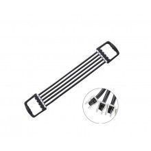 Extensor SIKS® cu 5 corzi, pentru fitness, antrenamente, cauciuc, negru Extensor SIKS® cu 5 corzi, pentru fitness, antrenamente, cauciuc, negru