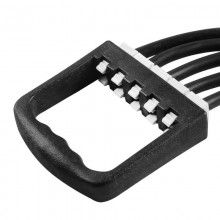 Extensor cu 5 tuburi EDAR® elastice, maner ergonomic, pentru fitness, antrenament Extensor cu 5 tuburi EDAR® elastice, maner ergonomic, pentru fitness, antrenament