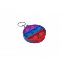 Jucarie SIKS® antistres tip breloc, forma cerc, jucarie senzoriala pentru copii si adulti, multicolor Jucarie SIKS® antistres tip breloc, forma cerc, jucarie senzoriala pentru copii si adulti, multicolor