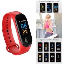 Bratara fitness SIKS®, masurare ritm cardiac si alte functii ale organismului, USB, Bluetooth, culoarea rosie Bratara fitness SIKS®, masurare ritm cardiac si alte functii ale organismului, USB, Bluetooth, culoarea rosie