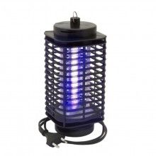 Lampa SIKS® cu lumina ultra violeta anti insecte pentru gradina, negru