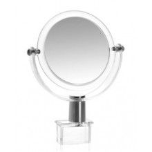 Organizator pentru cosmetice cu oglinda SIKS®, alb/transparent