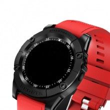 Smartwatch SIKS® Bluetooth cu SIM card, autonomie 12h, 1.54 inch, sport, rosu