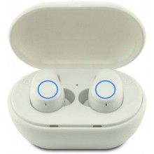 Casti Wireless Bluetooth 5.0 SIKS®, Compatibile cu iOS si Android, A1-TWS, 3D sound, incarcare rapida, Alb