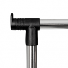 Suport de haine SIKS® dublu, reglabil, mobil, cadru metalic, inaltime maxima 136cm, maxim 30 kg, negru Suport de haine SIKS® dublu, reglabil, mobil, cadru metalic, inaltime maxima 136cm, maxim 30 kg, negru