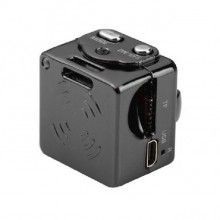 Mini Camera SIKS®, rezolutie inalta Full HD 1080p DV DC, detectare miscare, vedere nocturna, neagru