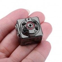 Mini Camera SIKS®, rezolutie inalta Full HD 1080p DV DC, detectare miscare, vedere nocturna, neagru