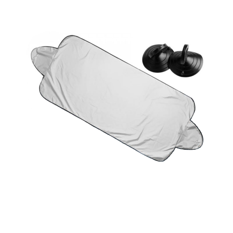 Parasolar auto SIKS® impotriva razelor UV, fixare prin ventuze, 147x70 cm