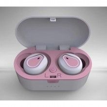 Casti Wireless SIKS® model CA207, Bluetooth V5.0, sunet de inalta calitate, microfon incorporat, reduce zgomotul, culoare roz