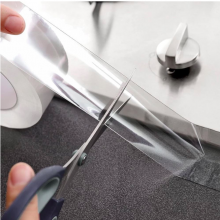 Banda dublu adeziva SIKS®, reutilizabila dupa spalare, culoare transparenta, lungime 1m