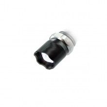 Lanterna de mana SIKS® Swat, lumina led, focalizare, pentru pescuit, camping, plimbari, negru