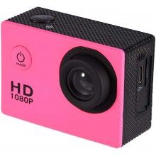 Camera Sport Waterproof SIKS®, HD 1080P, 12M, 2 inch, Autonomie 90 min, Roz