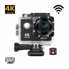 Camera sport SIKS® 4k, rezistenta la apa, foto/video, ecran lcd