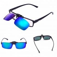 Lentile SIKS® pentru ochelari CLIPS ON, polarizate, ideale pentru condus ziua, albastru