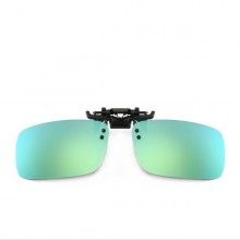 Lentile SIKS® pentru ochelari CLIPS ON, polarizate, ideale pentru condus ziua, verde