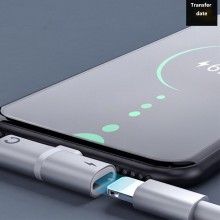 Adaptor lightning SIKS® pentru iOS cu port incarcare si casti, multicolor