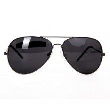 Ochelari SIKS® pentru condus ziua, cu rama metalica, lentile negre Ochelari SIKS® pentru condus ziua, cu rama metalica, lentile negre