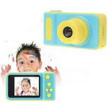 Mini camera foto SIKS®, ideal pentru copii, galben cu albastru, HD, card de memorie 8 GB Mini camera foto SIKS®, ideal pentru copii, galben cu albastru, HD, card de memorie 8 GB