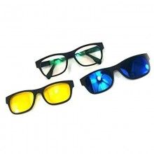 Ochelari de soare magnetici cu toc SIKS®, rama neagra Ochelari de soare magnetici cu toc SIKS®, rama neagra