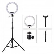 Lampa circulara SIKS® pentru make up cu telecomanda pe fir, 180 x LED, USB Lampa circulara SIKS® pentru make up cu telecomanda pe fir, 180 x LED, USB