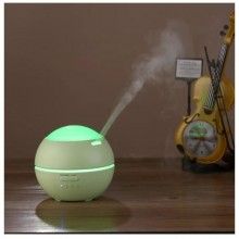 Umidificator SIKS® ultrasunete, proiectie lumini multicolore, difuzor aroma, verde