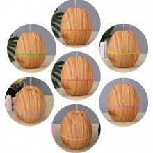 Umidificator ultrasunete SIKS® purificator aer, difuzor aroma, forma cocos, rezervor 130 ml, lemn deschis Umidificator ultrasunete SIKS® purificator aer, difuzor aroma, forma cocos, rezervor 130 ml, lemn deschis