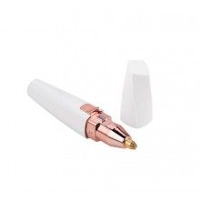 Trimmer facial 2 in 1 SIKS® cu incarcare prin USB, usor de utilizat, alb