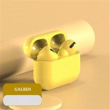 Casti wireless SIKS® PRO, conectare Bluetooth 5.0, raza de actiune 15m, sunet 3D, functie de reducere a zgomotului, culoare galb