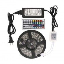 Kit Banda LED SIKS® RGB 5050 60 led/m 5 metri IP20+Telecomanda 44 taste cu IR+Transformator 12V 6А
