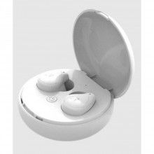 Casti Bluetooth SIKS® Cu Microfon Integrat, A4 , Bluetooth V5.0, Compatibile Cu IOS Si Android, Alb