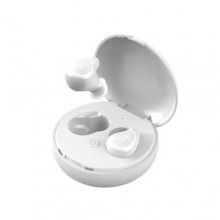 Casti Bluetooth SIKS® Cu Microfon Integrat, A4 , Bluetooth V5.0, Compatibile Cu IOS Si Android, Alb