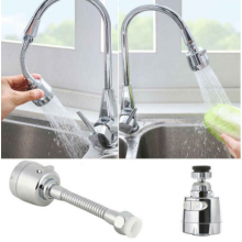 Extensie universala pentru robinet SIKS®, racord flexibil, inox, 360 grade, 20cm