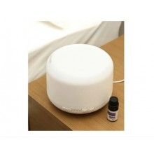 Umidificator ultrasonic SIKS® difuzor aroma, rezervor 300 ml, 7 lumini led, alb