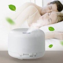 Umidificator ultrasonic SIKS® difuzor aroma, rezervor 300 ml, 7 lumini led, alb