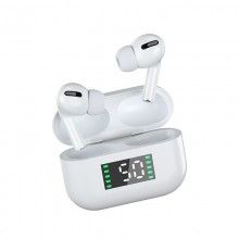 Casti bluetooth SIKS® 5.0 cu afisaj digital, procent baterie, design ergonomic, microfon incorporat, alb Casti bluetooth SIKS® 5.0 cu afisaj digital, procent baterie, design ergonomic, microfon incorporat, alb