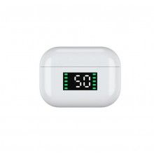 Casti bluetooth SIKS® 5.0 cu afisaj digital, procent baterie, design ergonomic, microfon incorporat, alb Casti bluetooth SIKS® 5.0 cu afisaj digital, procent baterie, design ergonomic, microfon incorporat, alb