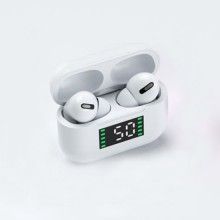 Casti bluetooth SIKS® 5.0 cu afisaj digital, procent baterie, design ergonomic, microfon incorporat, alb Casti bluetooth SIKS® 5.0 cu afisaj digital, procent baterie, design ergonomic, microfon incorporat, alb